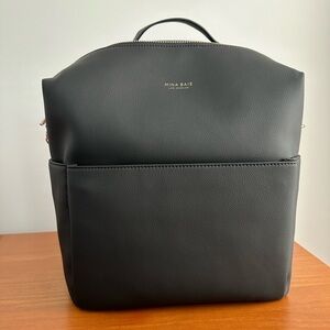 Mina Baie Stevie Midi Backpack Vegan w/ Stroller Straps - NWOT